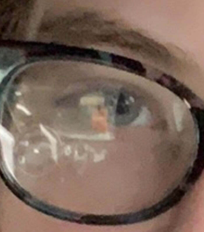 They’re Grey, Sorry For The Crap Picture. Also, My Glasses Are Green And Black Now