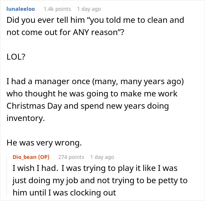 Restaurant Manager Asks Employee To Deep Clean The Back, Gets Mad When He Does Exactly That