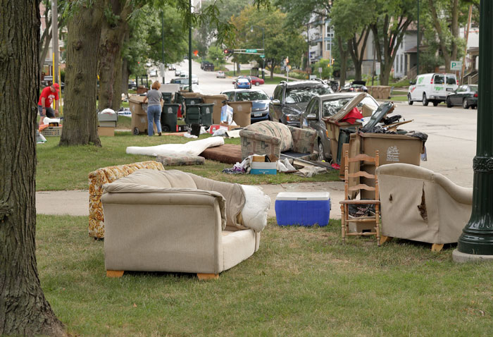 Knowing Their Home Is Tiny, Students Get Revenge On Neighbors Who Stole Furniture From Their House By Not Taking It Back