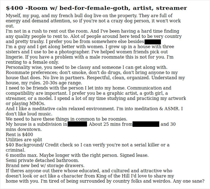 You Know, Just Be Attractive To Be This Guys Roommate