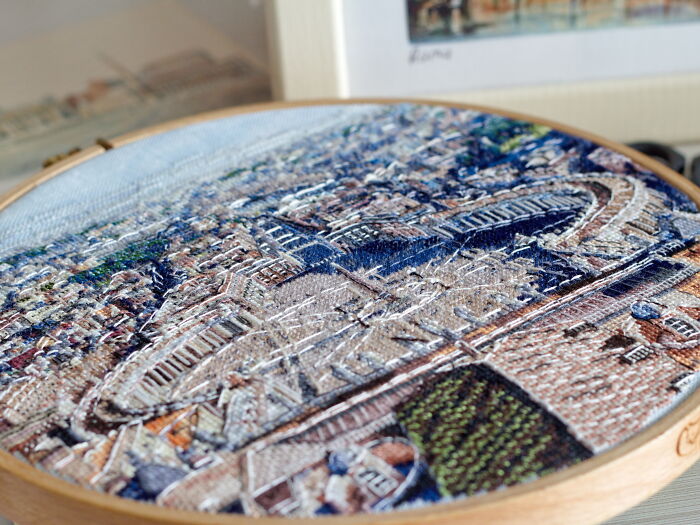 I Spent 2 Months Cross Stitching St.peter's Square (11 Pics)