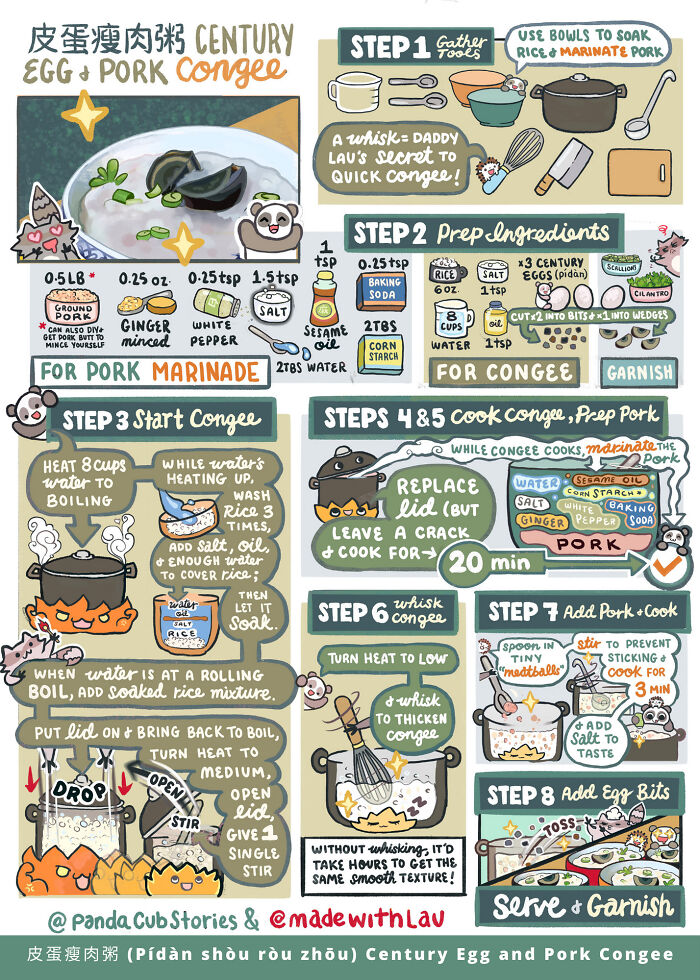 Century Egg And Pork Congee 皮蛋瘦肉粥（pídàn Shòu Ròu Zhōu）