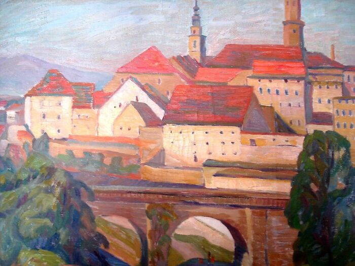 Miasto by Barbara Houwalt, 1960