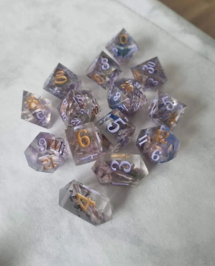 Had My Wedding Flowers Turned Into Dice