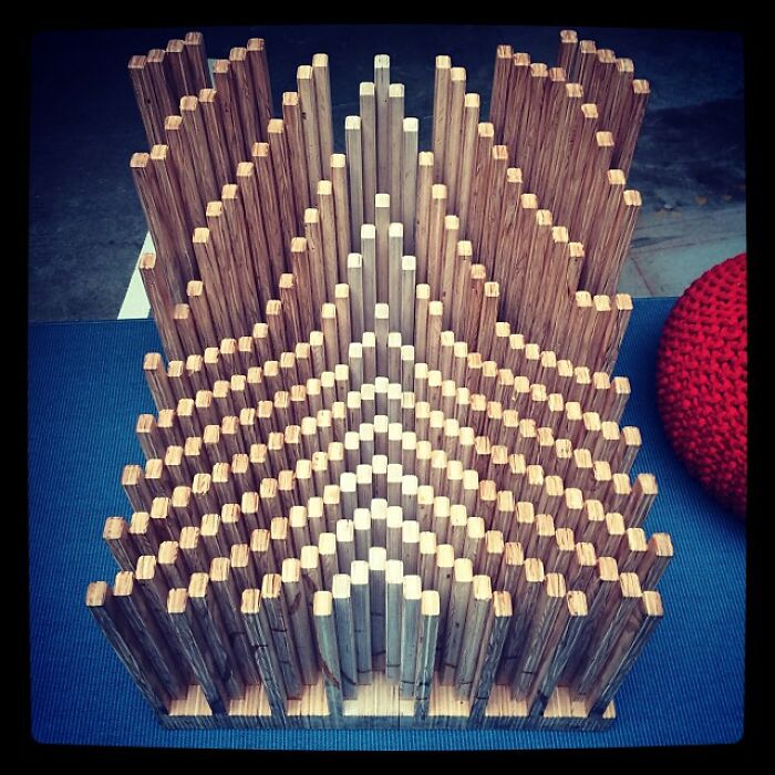 No This Isn't Some Random Piece Of Art, It's A Chair. Pretty Comfortable I Might Add