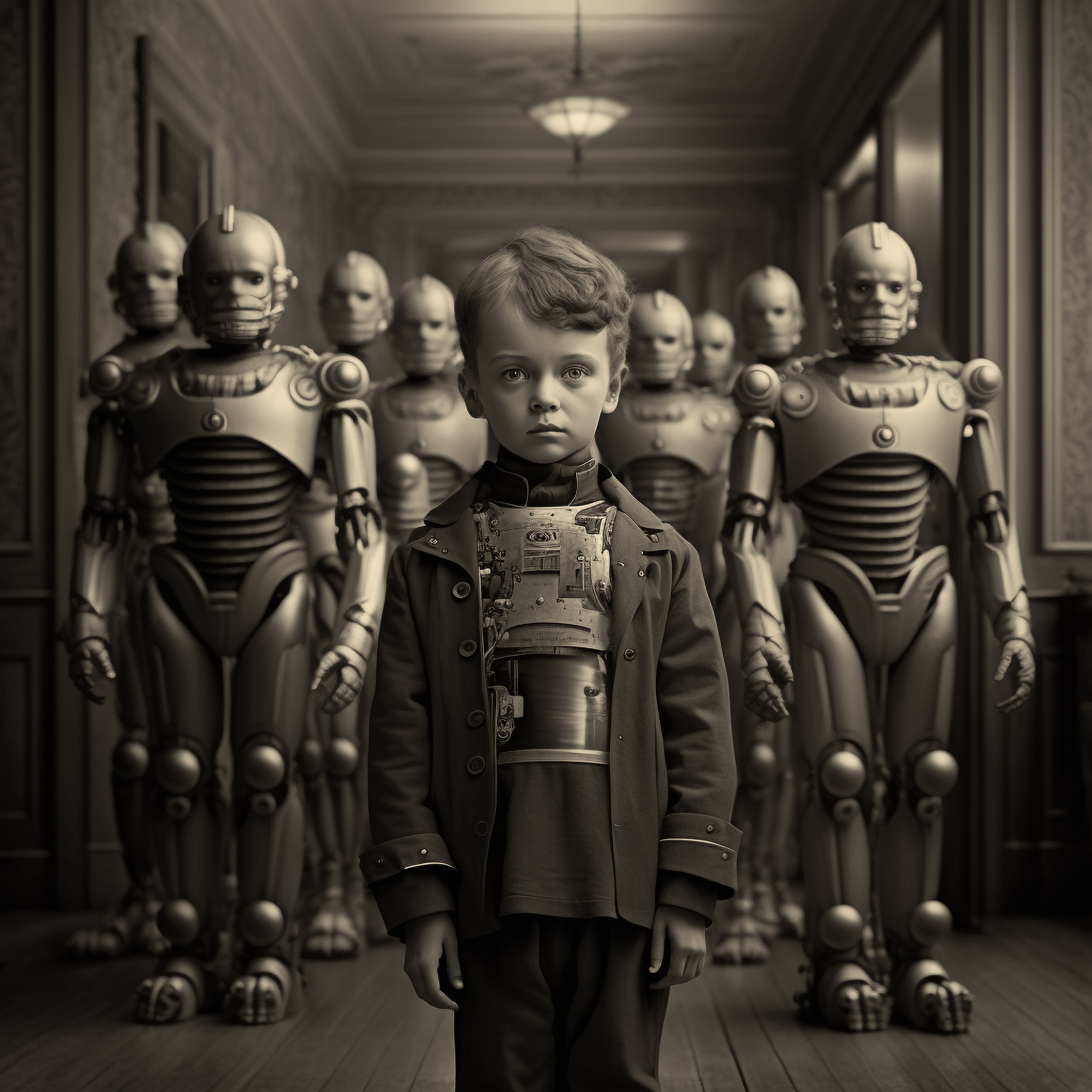 I Created Ai Photo Series Exploring Conformity In The Education System (13 Pics)