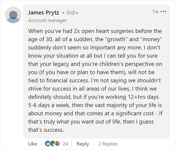 CEO Makes A LinkedIn Post Saying "Never Hire Anyone That's Looking For Work Life Balance," And It Backfires