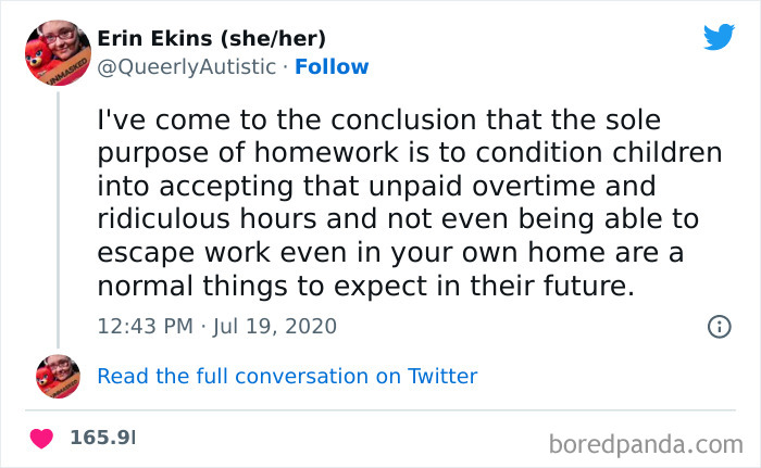 The Sole Purpose Of Homework