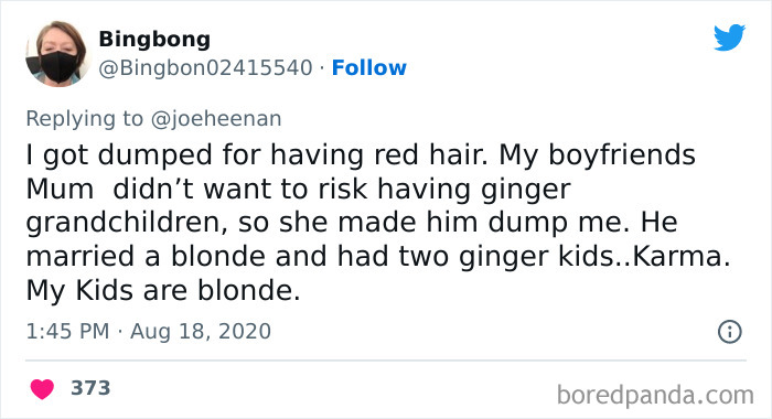 Dumped For Having Red Hair