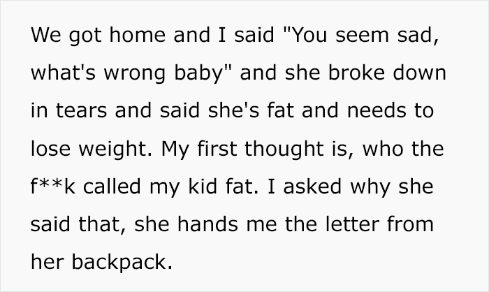 Mom Is Devastated After Daughter Refuses Food Because School Sent Her A Letter Over Her 2 Lb &ldquo;Weight Problem&rdquo;