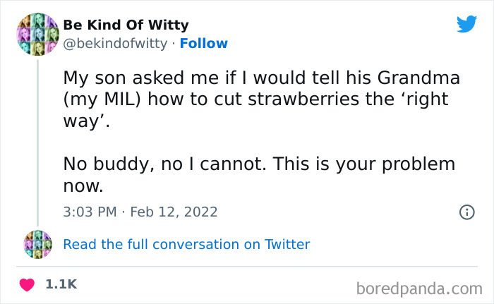 Tweets About In Laws