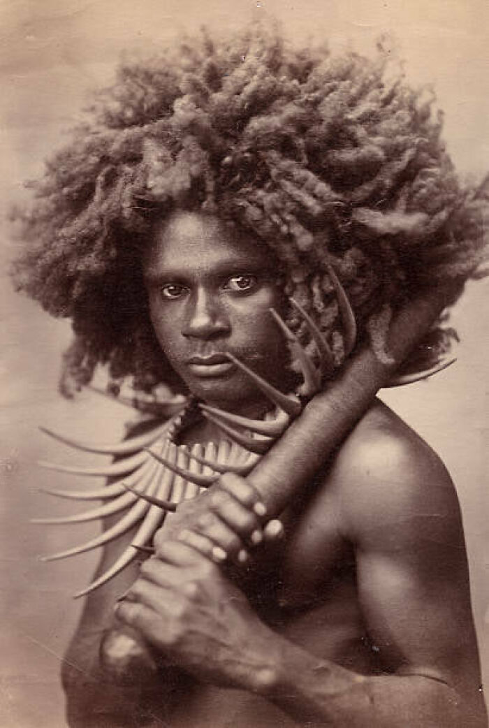 1880 Fijian Man (Republic Of The Fiji Islands)