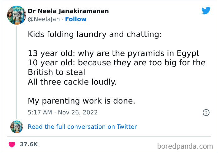 Folding Laundry, Being Woke, And Cackling. Work Done