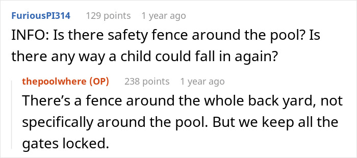 New Homeowners Refuse To Get Rid Of The Pool Their Neighbor's Kid Drowned In, Ask If They're Being Insensitive