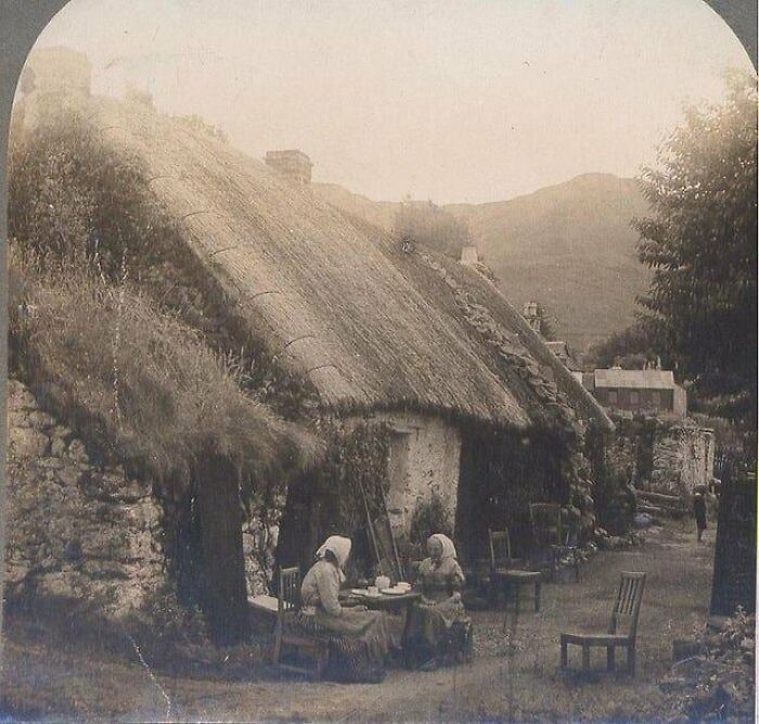 Ladies Having Tea In The Scottish Highlands, Circa 1910