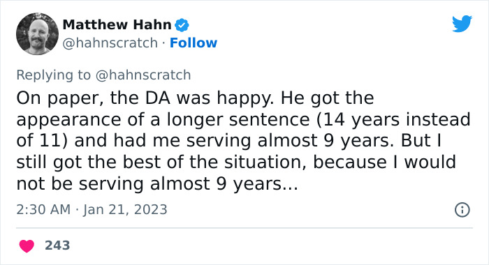 Ex-Con 'Hacked' The System To His Own Benefit And Rejected The Plea Deal, Demanding To Be Sentenced For Longer, Ends Up Serving Less