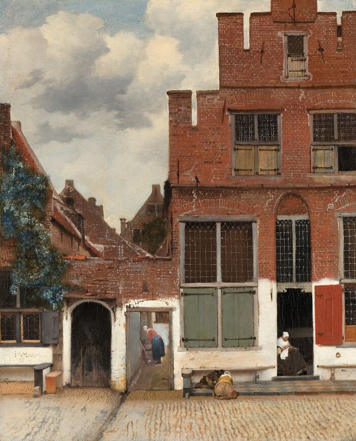 The Little Street by Johannes Vermeer, Around 1658