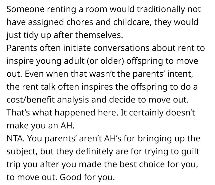 Family Doesn't Appreciate All The Household Work This Woman Does And Demands She Pays Rent, Regret It When She Moves Out Instead Family Doesn't Appreciate All The Household Work This Woman Does And Demands She Pays Rent, Regret It When She Moves Out Instead