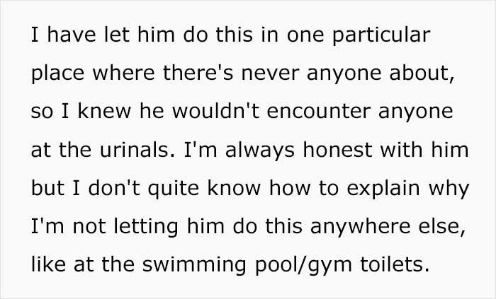 Mom Says She's Uncomfortable With Her Young Son Using Men's Bathrooms Alone, Asks For Advice Online