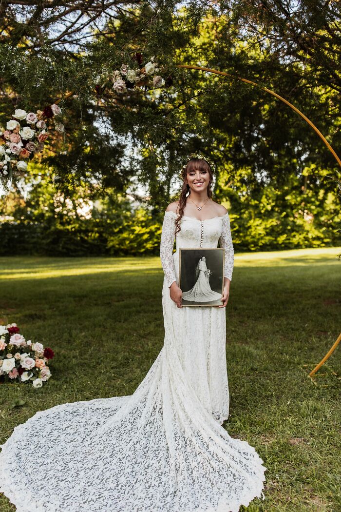 After Nine Fittings, I Was Able To Wear My Late Grandmother’s Gown At Our Wedding!