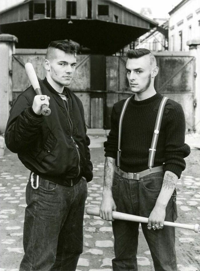 Members Of The Red Warriors – A French Youth Anti-Fascist Street Gang That Used Violent Force To Combat The Surge Of Neo-Nazi Violence From France In The Mid To Late 1980s