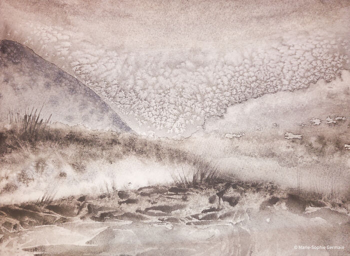 I Create Paintings With Charcoal And Salt And The Result Is Whimsical (18 Pics)