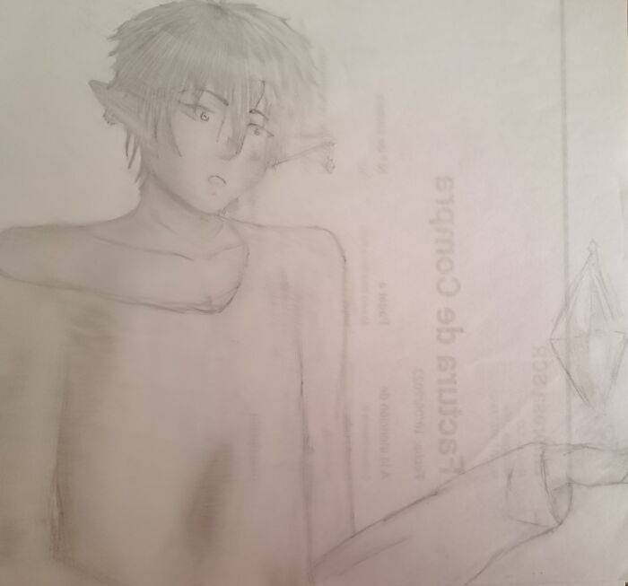 My Best Drawing Up Until Now, Or So I Think. Drew It One Class In The Back Of A Bill