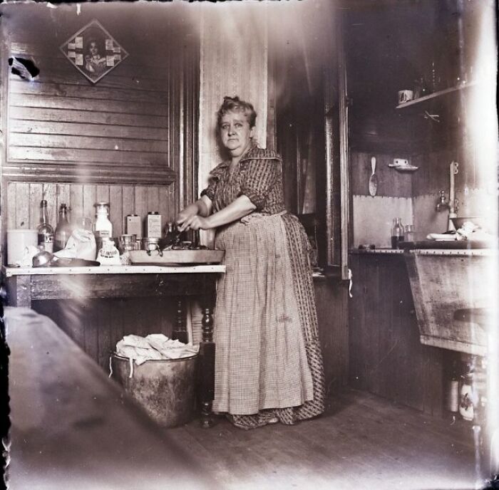 Preping For A Meal C1915
