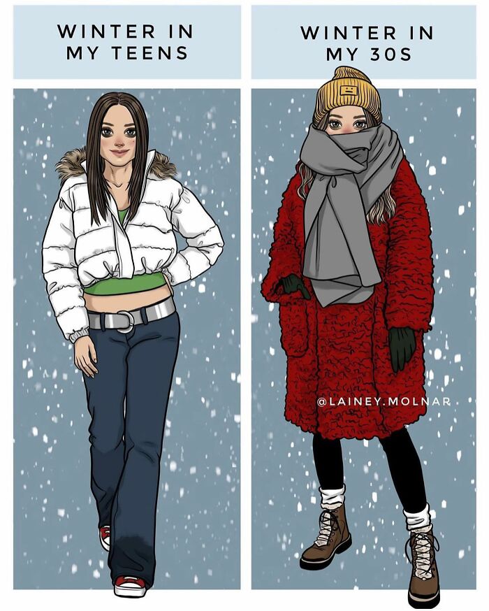 28 New Honestly Relatable Comics Revealing Societal Standards By Lainey Molnar