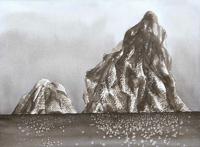 I Create Paintings With Charcoal And Salt And The Result Is Whimsical (18 Pics)