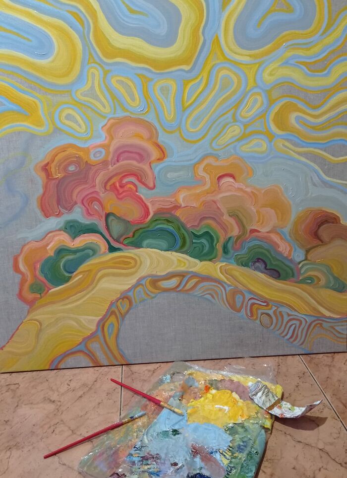 I Paint My Art In The Dark Amid Difficult Times In Ukraine I Paint My Art In The Dark Amid Difficult Times In Ukraine