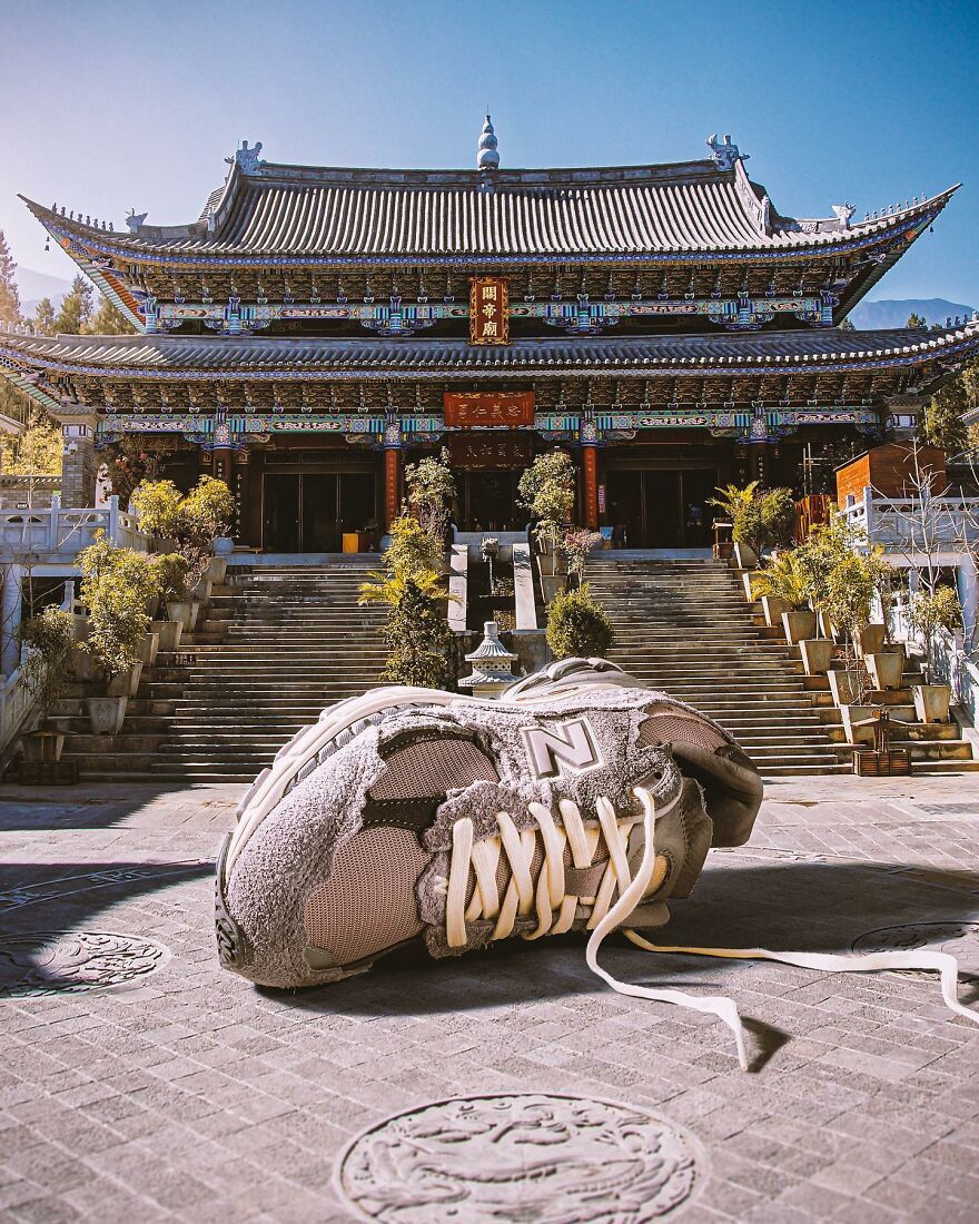 Meet The Surreal World Of Giant Sneakers By Costa Rican Artist Carlos Jiménez Varela (81 Pics)