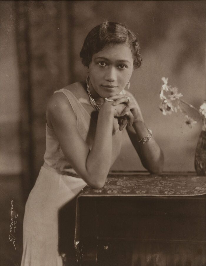 Portrait Of A Woman 1932 By James Van Der Zee