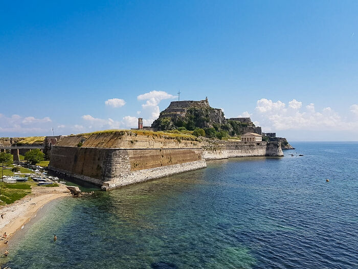 Old Venetian Fortress on Corfu island