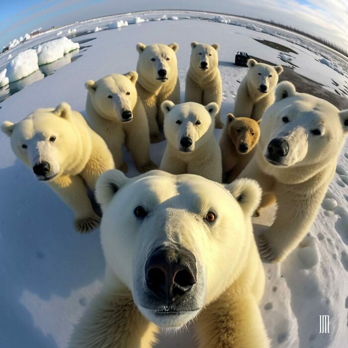 Polar Bear Family