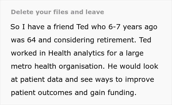 "Delete Your Files And Leave": New Boss Ignores Employee's Work For A Year Because He's 'Useless' Before Getting Him Fired, And It Costs Her Her Job