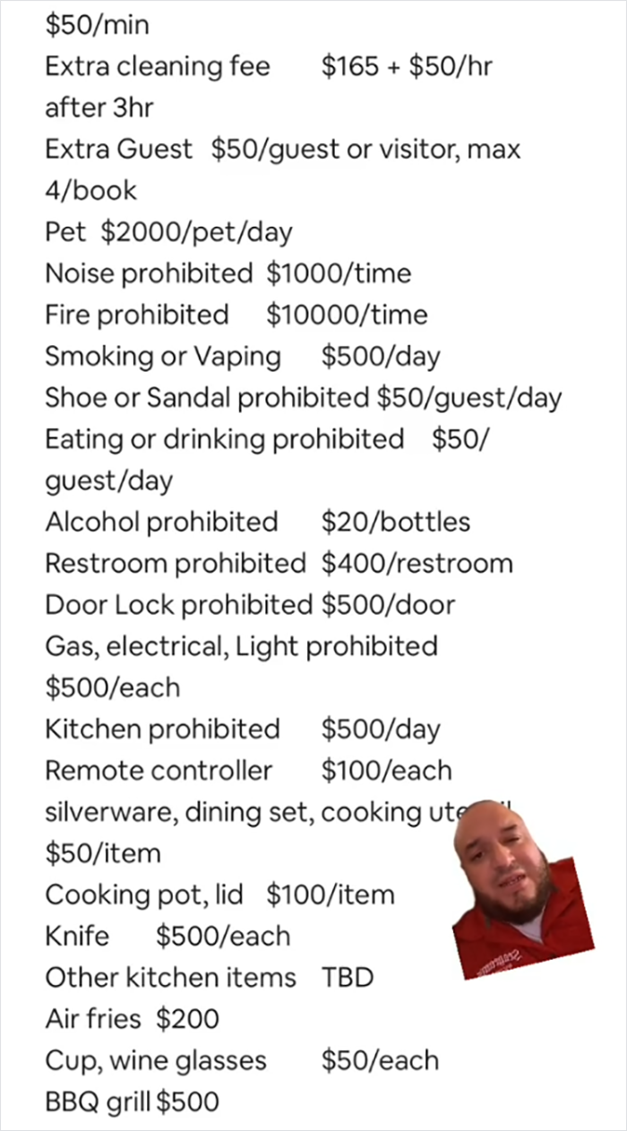 "If You Breathe Too Loud It's $80/Per Breath": People React To A Ridiculous List Of Rules And Upcharges At This Airbnb "If You Breathe Too Loud It's $80/Per Breath": People React To A Ridiculous List Of Rules And Upcharges At This Airbnb
