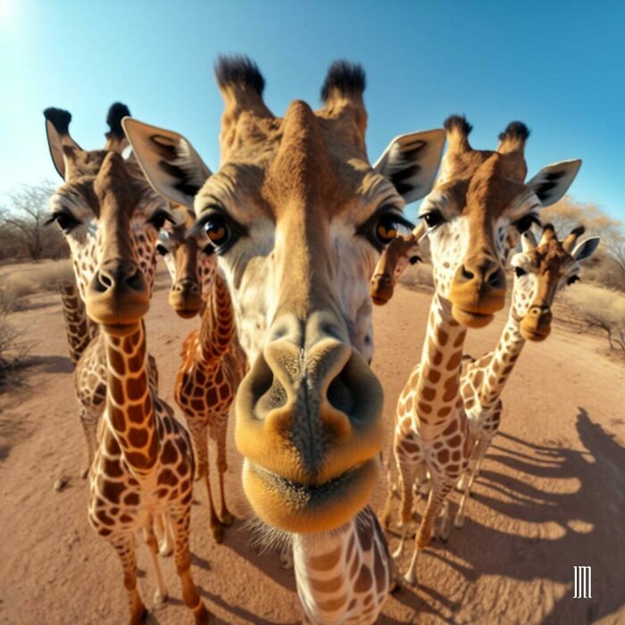 Giraffe Family