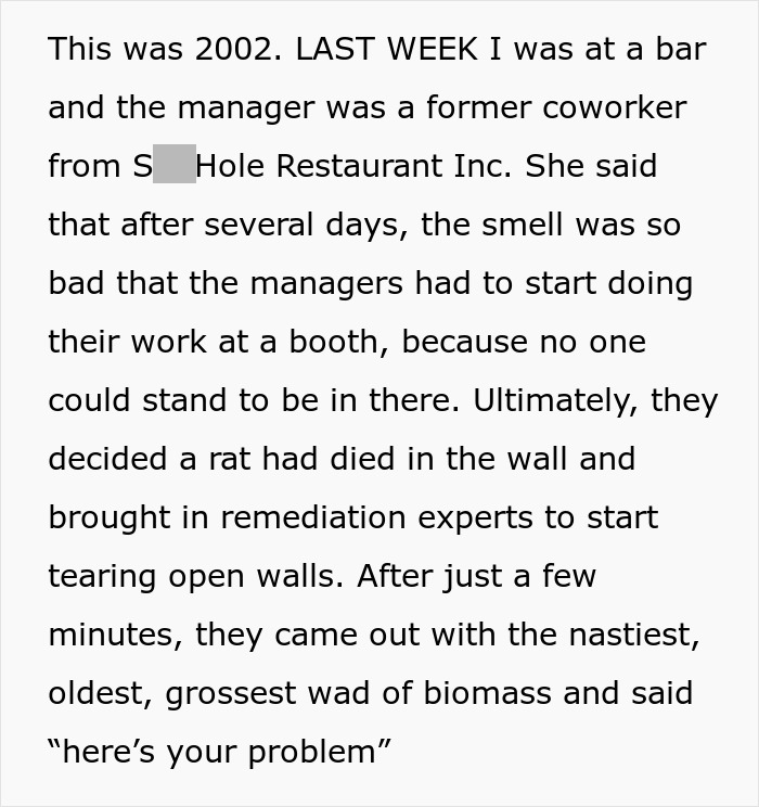 The Internet Is Loving This Stinky Revenge On A Greedy Boss Who Tried To Steal $4,000 From Employee