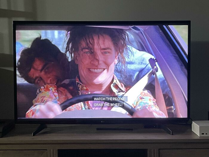 Im Watching Encino Man, I’m The Scene Where Link Hijacks The Drivers Ed Car, Definetly Not Sean Astin In The Back. Can You Say Stunt Driver? Lol