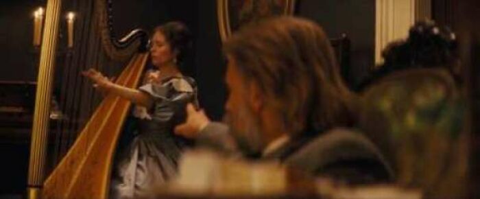 In Django Unchained, The Harpist Is Playing Für Elise. Für Elise Wasn't Published Until 1867; 8 Years After The Movie Takes Place