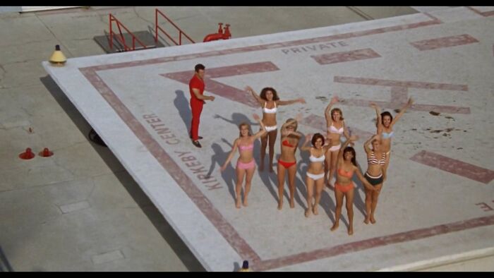 In Batman The Movie (1966) A Wardrobe Malfunction Resulted In One Woman's Bikini Slipping, Showing Her Bare Breast. This Was Blurred In The Final Film, As The Sequence Could Not Be Reshot