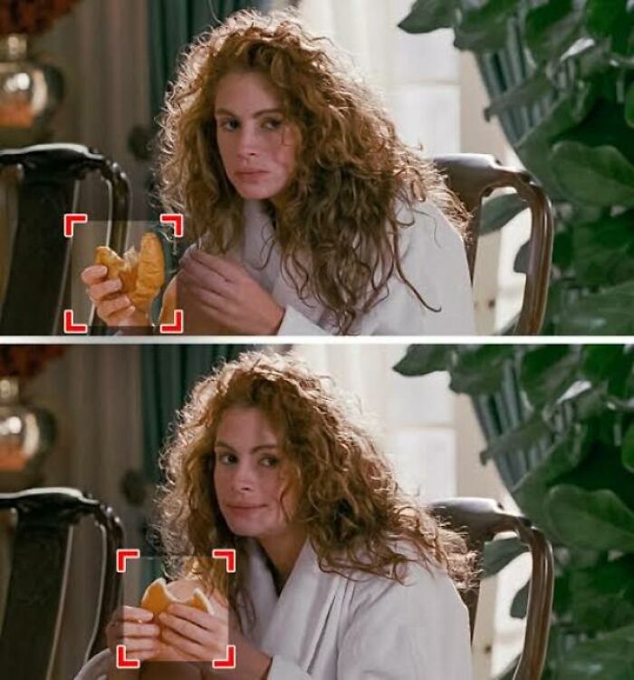 Pretty Woman Was A Big Hit In The ’90s.few May Have Noticed That When They Have Breakfast Together At The Hotel, Roberts’ Character Takes A Croissant From The Table, Which Shortly After, At Minute 32:10, Mysteriously Transforms Into A Pancake