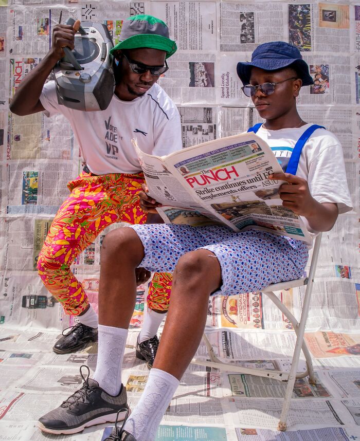 Couple Captured In The 90's Style 