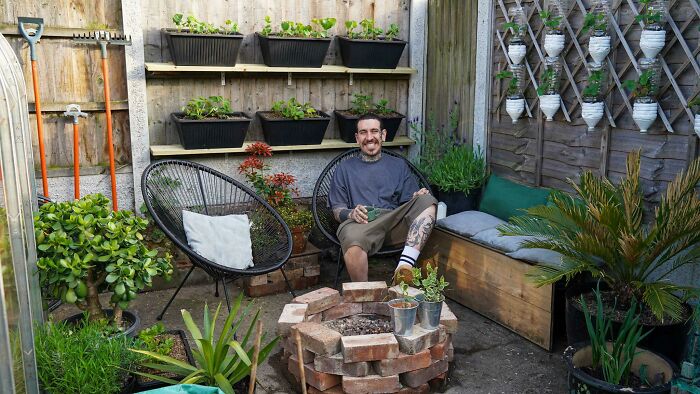 My New Chill Corner In My Urban Garden!