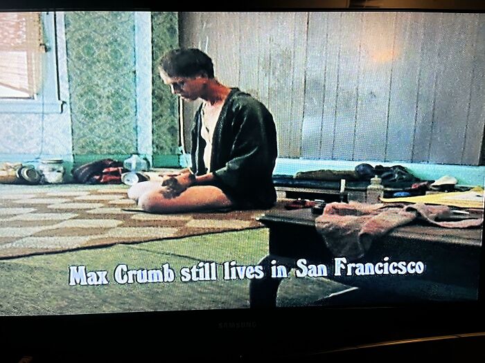 Crumb (1994), Francisco Is Misspelled