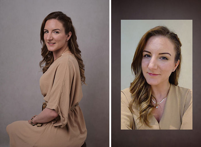 To Explore The Effects Of Social Media And Filters On Young Women, I Asked 12 Brave Females To Take A Selfie And Then Photographed Them With A Professional Camera