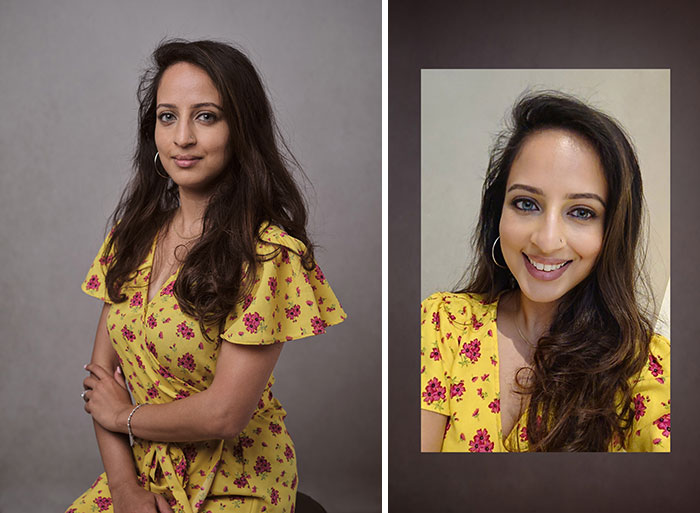 To Explore The Effects Of Social Media And Filters On Young Women, I Asked 12 Brave Females To Take A Selfie And Then Photographed Them With A Professional Camera