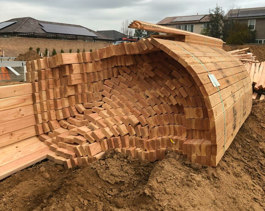 Then: Stack Of 2x4s... Now: Art Piece