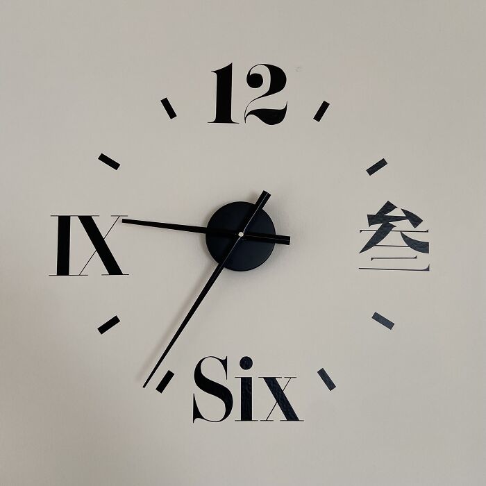 Did I Accidentally Do A Design Design? This Is The Clock I Made For My Living Room